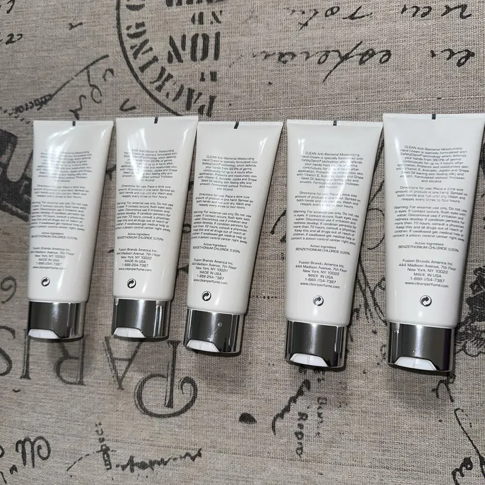 BRAND NEW CLEAN Lot Of 5 Tubes ORIGINAL Moisturizer Sanitation Hand Cream 2.5 Oz